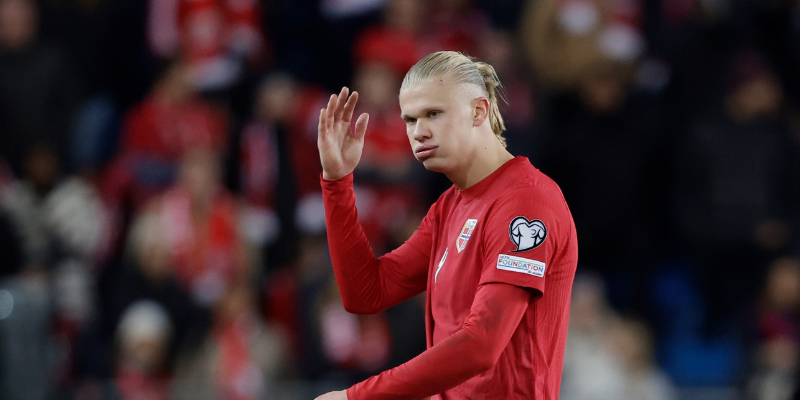 Erling haaland và màu cờ sắc áo na uy
