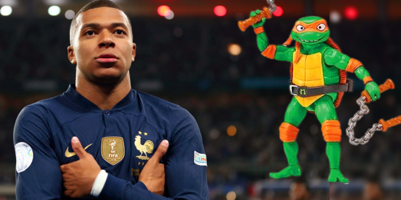 Sự tương đồng giữa Mbappe và "Ninja Rùa" Donatello