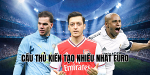 cầu thủ kiến tạo nhiều nhất euro