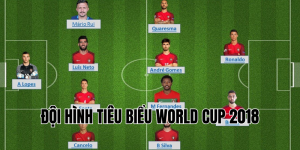 đội hình tiêu biểu world cup 2018